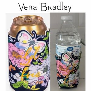 Buy or FREE Gift w/ Purchase GWP Vera Bradley Drink Can Bottle Cooler Koozie